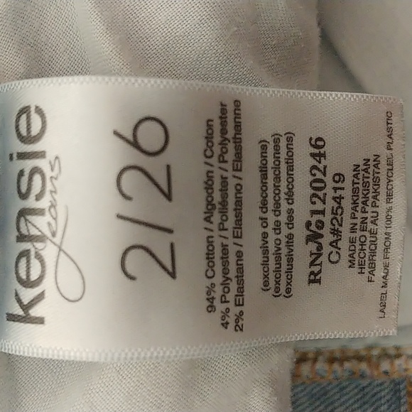 Kensie Hi Rise Jeans - Picture 8 of 8
